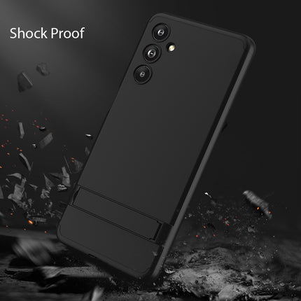 Kapa Double Dip Full 360 Protection Back Case Cover With Stand for Samsung Galaxy F54 (5G) (Black)