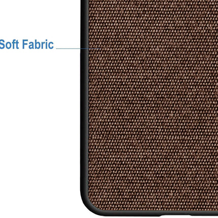 Soft Full Fabric Protective Shockproof Back Case Cover for OnePlus 7T Pro / One Plus 7T Pro (Full Brown)