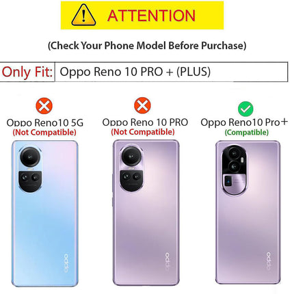 Kapa Beetle Back Cover for Oppo Reno 10 Pro Plus | [Military Grade Protection] Shock Proof Slim Hybrid Bumper Case (Black)