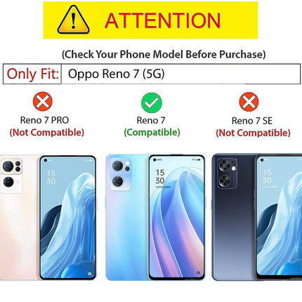 Double Dip Full 360 Protection Back Case Cover for Oppo Reno 7 (5G) (Black) - Mobizang