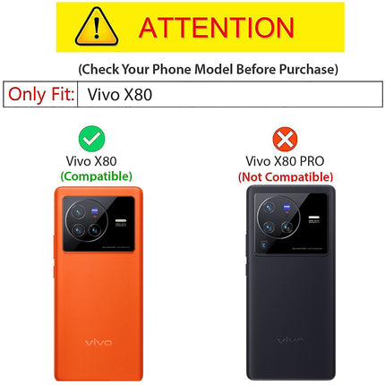 Soft Fabric & Leather Hybrid Protective Back Case Cover for Vivo X80 (Black , Brown)