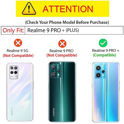 Kapa Tank Back Cover for Realme 9 pro Plus, Inbuilt Ring + Slider Shockproof Lens Case (Green)