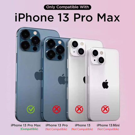 Soft fabric & Leather Hybrid Protective Case Cover for Apple iphone 13 Pro Max (Black,Brown)