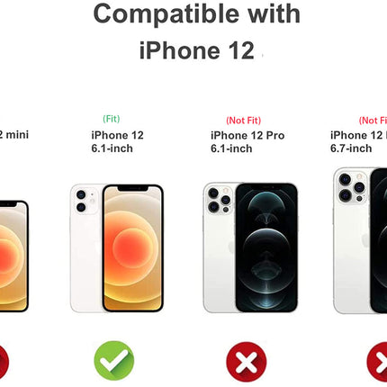Tank Back Cover for Apple iPhone 12 (6.1) , Inbuilt Ring + Slider [Military Grade Protection] Shockproof Lens Protection Case (Green)