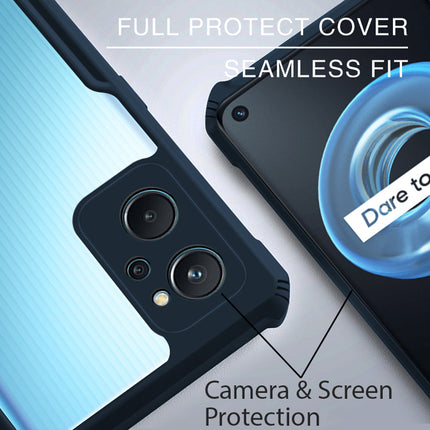 Beetle for Realme 9i Back Case, [Military Grade Protection] Shock Proof Slim Hybrid Bumper Cover (Blue)