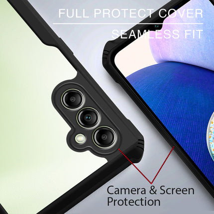 Kapa Beetle Back Cover for Samsung Galaxy F54 (5G) | [Military Grade Protection] Shock Proof Slim Hybrid Bumper Case (Black)