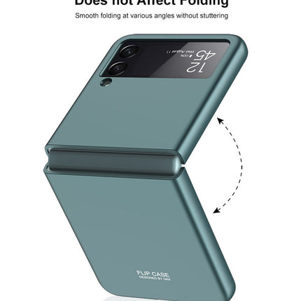 Ultra Thin Back Case for Samsung Galaxy Z Flip3 , Full Body Protection Hard Back Cover , Green
