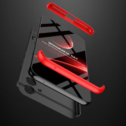 Kapa Double Dip Full 360 Protection Back Case Cover With Stand for Samsung Galaxy S23 FE (Red::Black) - Mobizang