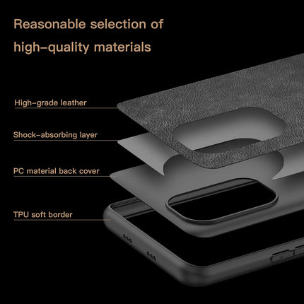 Tux Back Case for Mi 11X / Mi 11X PRO , Slim Leather Case with Soft Edge Shockproof Back Cover (Black) - Mobizang
