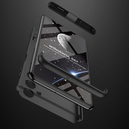 Kapa Double Dip Full 360 Protection Back Case Cover With Stand for Samsung Galaxy F54 (5G) (Black)