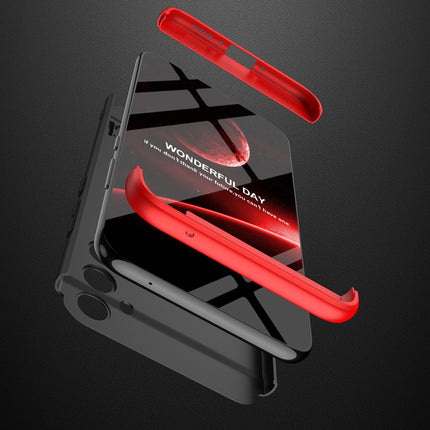 Kapa Double Dip Full 360 Protection Back Case Cover for Samsung Galaxy A34 (Red / Black) - Mobizang
