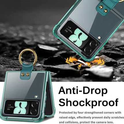 Kapa Airbag Case with Pen Holder For Z Flip 3 - Green