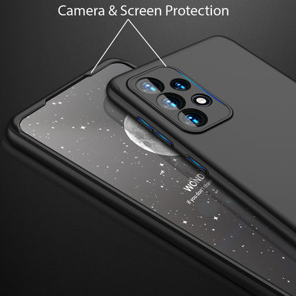 Double Dip Full 360 Protection Back Case Cover for Samsung Galaxy A53 (5G) (Black) - Mobizang