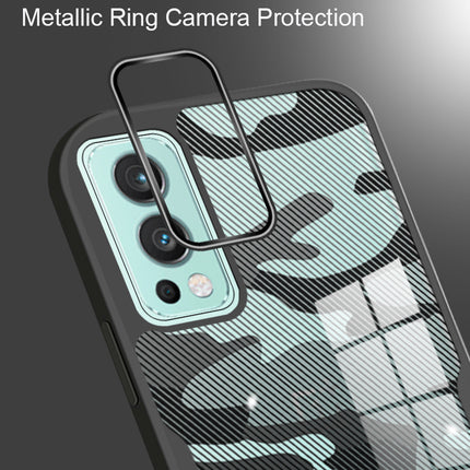 Kapa Beetle Camouflage V2 for OnePlus Nord 2 Back Cover , [Military Grade] Shockproof Slim Camera Ring Hybrid Case (Black)