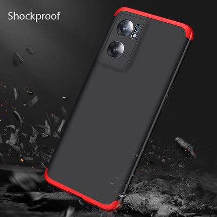 Double Dip Full 360 Protection Back Case Cover for OnePlus Nord CE 2 (Red , Black) - Mobizang