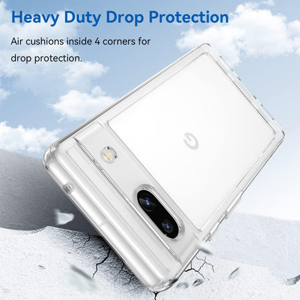 Kapa Shield Clear Acrylic Back Shock Proof Case Cover for Google Pixel 7A (Transparent)