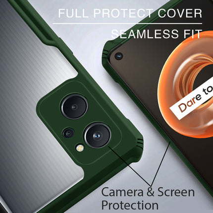 Beetle for Realme 9i Back Case, [Military Grade Protection] Shock Proof Slim Hybrid Bumper Cover (Green)