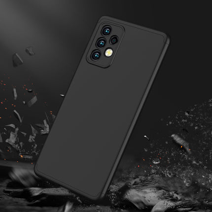 Double Dip Full 360 Protection Back Case Cover for Samsung Galaxy A52 (Black) - Mobizang
