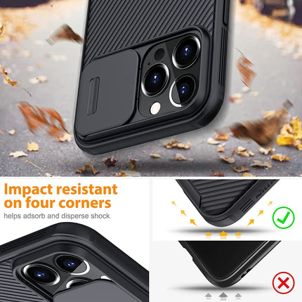Nillkin CamShield Pro Back Case Cover For Apple iPhone 13 PRO MAX , Black
