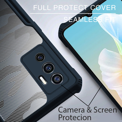 Beetle Camouflage for Vivo V23E (5G) Back Case, [Military Grade Protection] Shock Proof Slim Hybrid Bumper Back Cover , Blue