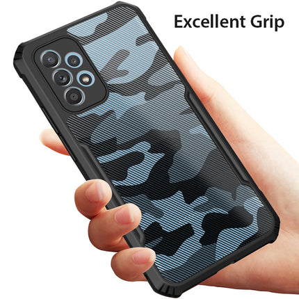 Beetle Camouflage for Samsung Galaxy A73 (5G) Back Case, [Military Grade Protection] Shock Proof Slim Hybrid Bumper Back Cover , Black
