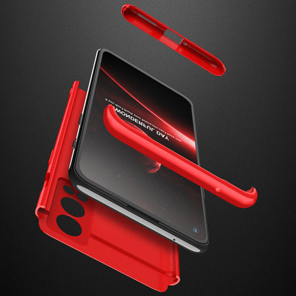 Double Dip Full 360 Protection Back Case Cover for OnePlus Nord 2 (5G) / One Plus Nord 2 (5G) (Red) - Mobizang