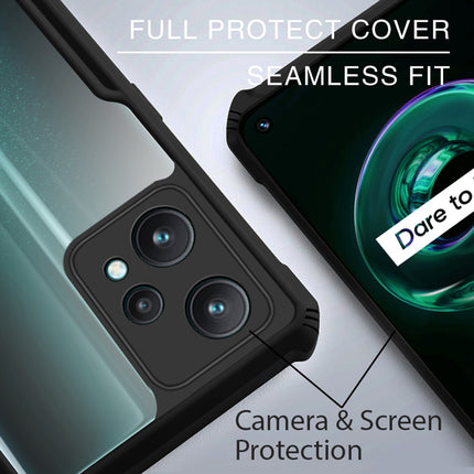 Beetle for Realme 9 Pro Back Case,[Military Grade] Shockproof Slim Hybrid Bumper Cover (Black)