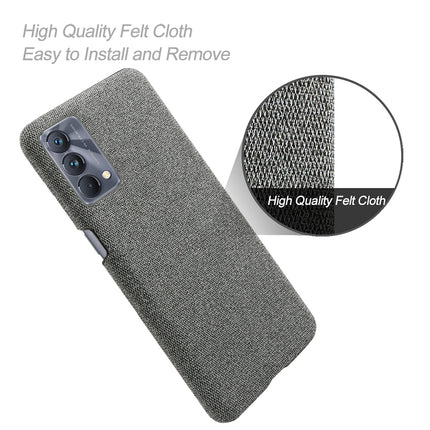 Woven Soft Fabric Case for Realme GT Master Back Cover, Shock Protection Slim Hard Anti Slip Back Cover (Grey)
