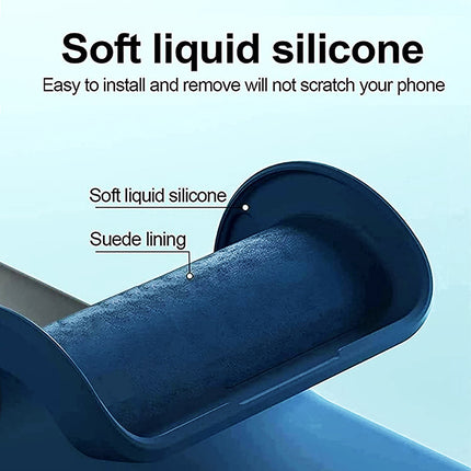 Kapa Matte Protective Lens Flexible Back Cover for Samsung Galaxy S24 ULTRA | Slim Silicone with Soft Lining Shockproof Full Body Bumper Case (Blue)