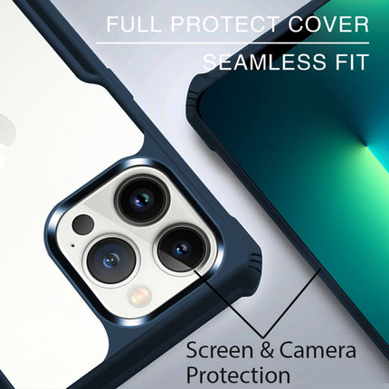 Beetle for Apple iPhone 13 Pro Max Back Case, [Military Grade Protection] Shock Proof Slim Hybrid Bumper Cover (Blue)