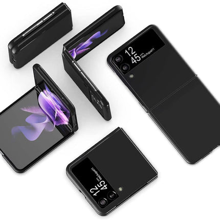 Ultra Thin Back Case for Samsung Galaxy Z Flip3 , Full Body Protection Hard Back Cover , Black
