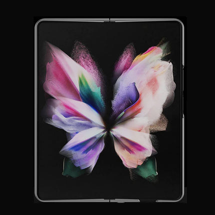Ultra Thin Back Case for Samsung Galaxy Z Fold3 , Full Body Protection Hard Back Cover , Silver