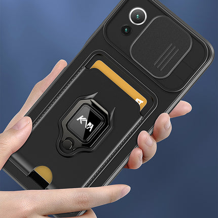 Kapa Bisen Back Cover for Xiaomi Mi 11 Lite , Shockproof Slim Bumper Back Case (Black)