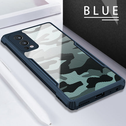 Beetle Camouflage for OnePlus Nord 2 (5G) / One Plus Nord 2 (5G) Back Case, [Military Grade Protection] Shock Proof Slim Hybrid Bumper Cover (Blue)