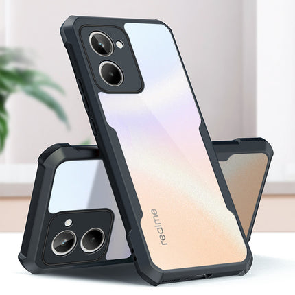 Kapa Beetle for Realme 10 Pro Back Case | [Military Grade Protection] Shock Proof Slim Hybrid Bumper Cover (Black)