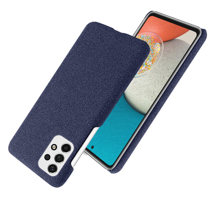 Kapa Woven Soft Fabric Case for Samsung Galaxy A73 (5G) Back Cover,  Shock Protection Slim Hard Anti Slip Back Cover (Blue)