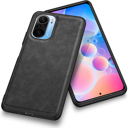 Tux Back Case for Mi 11X / Mi 11X PRO , Slim Leather Case with Soft Edge Shockproof Back Cover (Black) - Mobizang