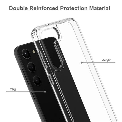 Kapa Shield Clear Acrylic Back Shock Proof Case Cover for Samsung Galaxy S23 Plus (Transparent)