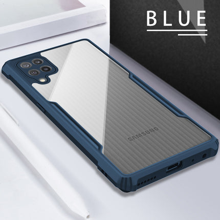 Beetle for Samsung Galaxy A12 / M12 / F12 Back Case, [Military Grade Protection] Shock Proof Slim Hybrid Bumper Cover (Blue)