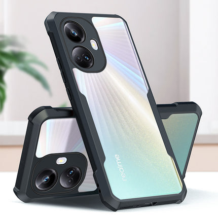 Kapa Beetle for Realme 10 Pro Plus Back Case | [Military Grade Protection] Shock Proof Slim Hybrid Bumper Cover (Black)