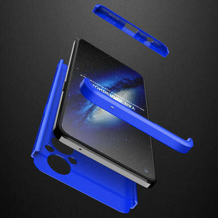 Double Dip Full 360 Protection Back Case Cover for Oppo F21 PRO (5G) (Blue)