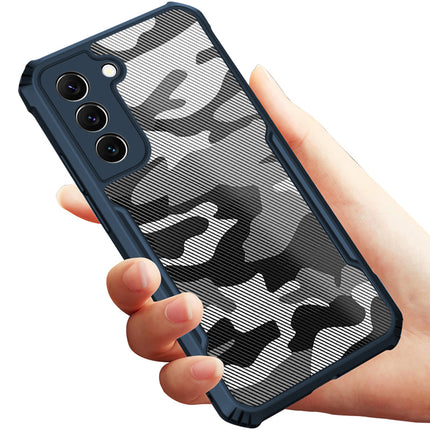 Kapa Beetle Camouflage for Samsung Galaxy S23 Plus Back Case, Shock Proof Cover (Blue)