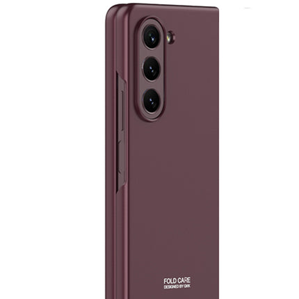 Kapa Ultra Thin Back Case for Samsung Galaxy Z Fold 5 | Full Body Protection Hard Back Cover, Wine Red