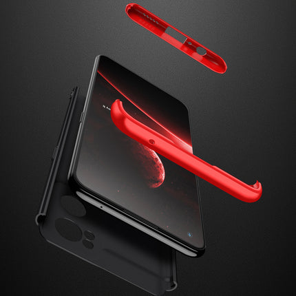 Double Dip Full 360 Protection Back Case Cover for OnePlus Nord CE 2 (Red , Black) - Mobizang