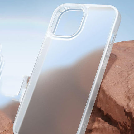 Kapa Shield Clear Acrylic Back Shock Proof Case Cover for Apple iPhone 15 Pro Max (Transparent) - Mobizang