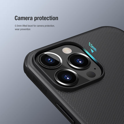 Nillkin Super Frosted Shield Hard Back Cover Case for Apple iPhone 13 PRO MAX (6.7) (Black)