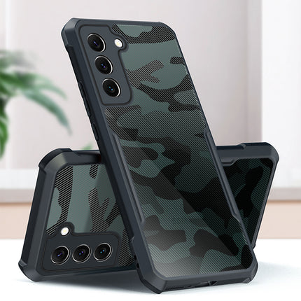 Kapa Beetle Camouflage for Samsung Galaxy S23 Plus Back Case, Shock Proof Cover (Black)