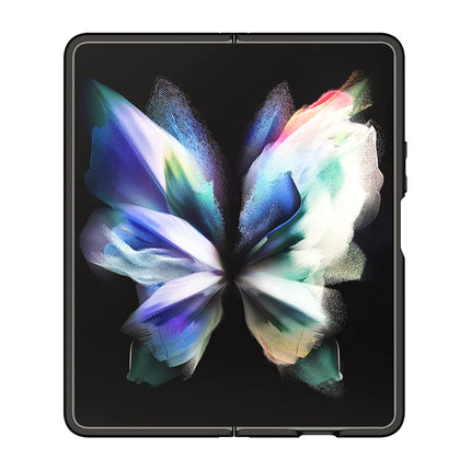 Kapa Hawkeye Clear Back Cover for Samsung Galaxy Z Fold 5 | Camera Lens Protector Shockproof Slim Clear Case Cover (Black Sides) - Mobizang