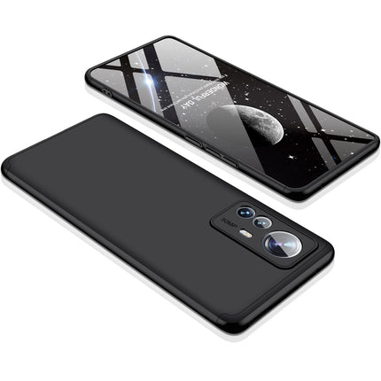 Double Dip Full 360 Protection Back Case Cover for Xiaomi 12 Pro (5G) (Black)