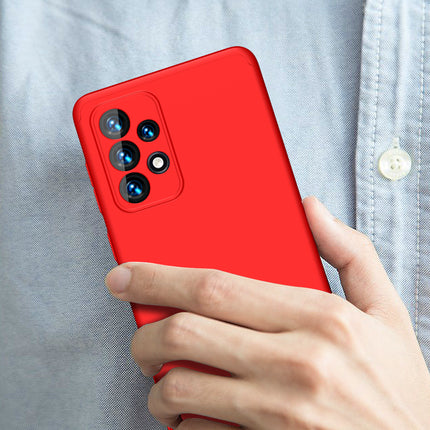 Double Dip Full 360 Protection Back Case Cover for Samsung Galaxy A73 (5G) (Red)